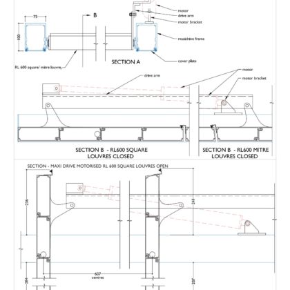 Technical | RL 600 Mitre Louvre - LouvreTec Melbourne